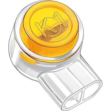 Connecteurs UY K1 - Lot de 50 - Gel Étanche - Double Lame pour Câbles Réseau et Téléphone - Usage Intérieur et Extérieur - 21-26 AWG (1/5)