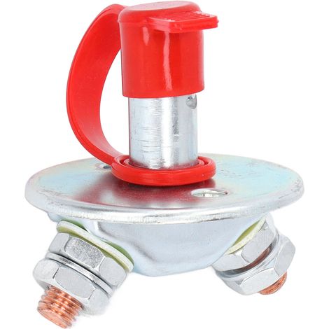Disjoncteur de Batterie 38mm 12‑24V, Isolateur de Déconnexion pour Camion, Voiture et Bateau (1/5)