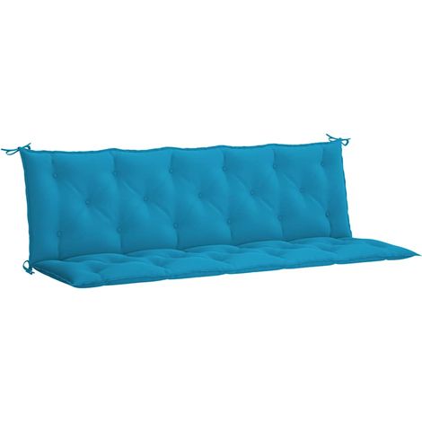 Maison Exclusive - Gartenbank-Auflage Hellblau 180x(50+50)x7 cm O (1/5)