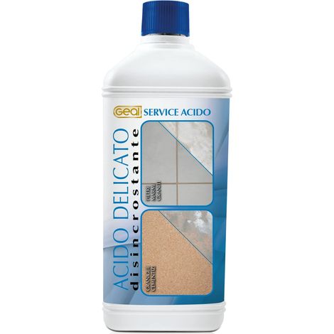 GEAL SERVICE ACIDO. Acido delicato disincrostante. 1 Litro