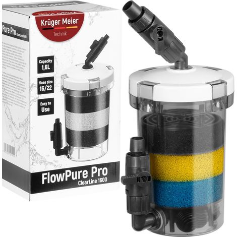 Kruger Meier FlowPure Pro 1600 - prefiltro esterno a cartuccia 16/22 (1/5)