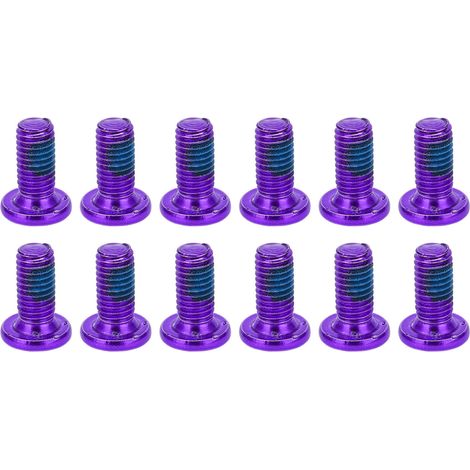 BOLANY Lot de 12 vis de fixation pour disque de frein de VTT en acier allié (1/5)