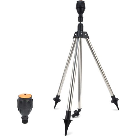 Arroseur rotatif automatique avec trépied, buse d'arrosage 360° pour irrigation de jardin et agricole (1/5)