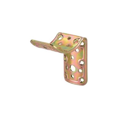 PIASTRA DI GIUNZIONE A 90  ° PER INCROCIO PALO TONDO  EE  MM.80 ART.908- - mm.80x80x50 - spessore mm.22 - 5 pezzi ALDEGHI