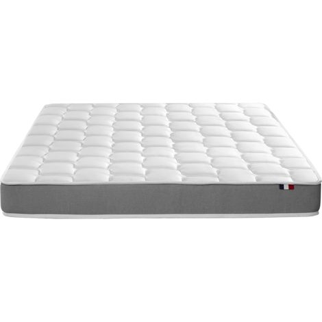 Matelas mousse haute résilience CIRRUS ferme et confort français 140 x 190 cm (1/5)