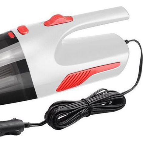 Aspirateur portatif 120 W avec lumière LED, utilisable sur surfaces sèches et humides, pour voiture, maison, liquides, particules, cheveux et sédiments. (1/5)