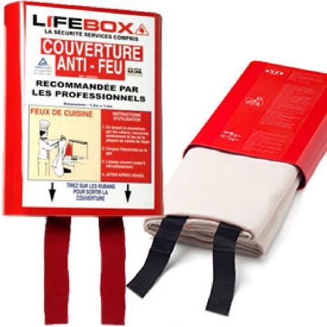 Couverture anti-feu 1x1m