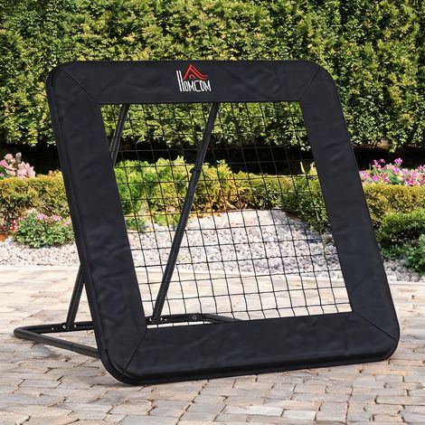 But de football schwarz en metall PE Polyester 128 x 118 x 120 cm (1/5)