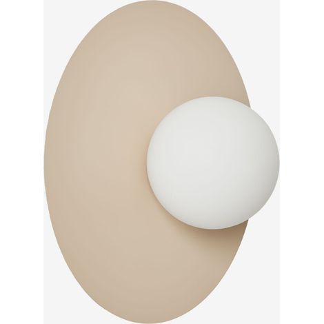 Aplique de pared en hierro y cristal Anine SKLUM         Ø30 cm (1/5)
