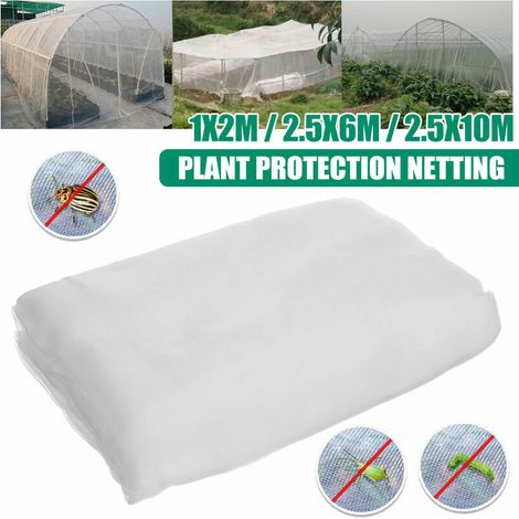 Filet anti-oiseaux pour protéger les plantes, légumes et fruits dans l'étang - Maille fine, 3 tailles (2.5m par 10m) (1/5)