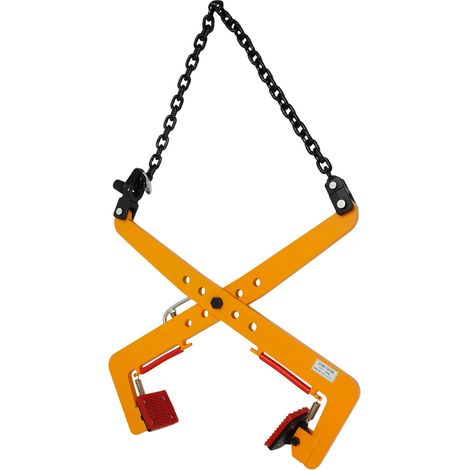 Gojoy – Pince de levage 500 kg – Ouverture réglable 33-70 cm – Acier allié et caoutchouc – Capacité de charge 1102,3 lb (1/5)