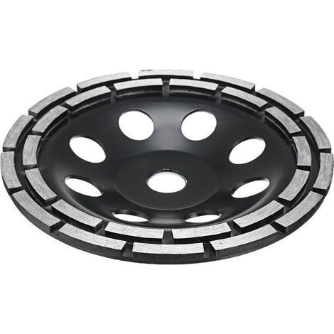 Meule diamant noir à double rangée 180mm pour meulage électrique pour meuler le mur 180mm à double rangée (1/5)