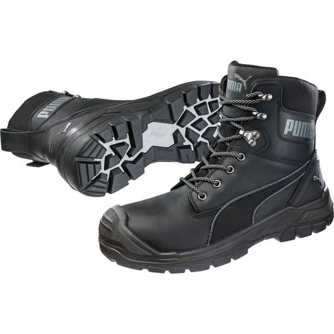 Scarpe antinfortunistiche alte Puma Conquest BLK CTX High S3 WR HRO SRC Nero 45
