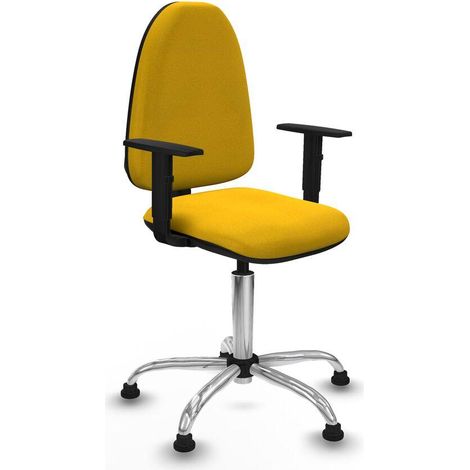 Piqueras y Crespo B1D05RT Silla de oficina ergonómica amarilla (1/3)