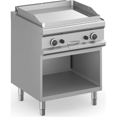 Plancha à gaz - 70 cm - Plaque lisse chrome - Arilex