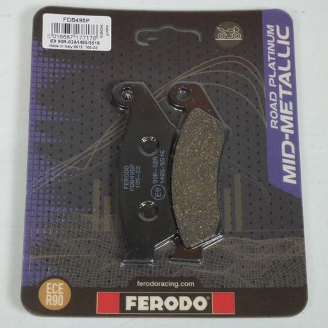 Plaquette de frein Ferodo pour Moto Honda 600 XR R 1988 à 1990 AV (1/4)