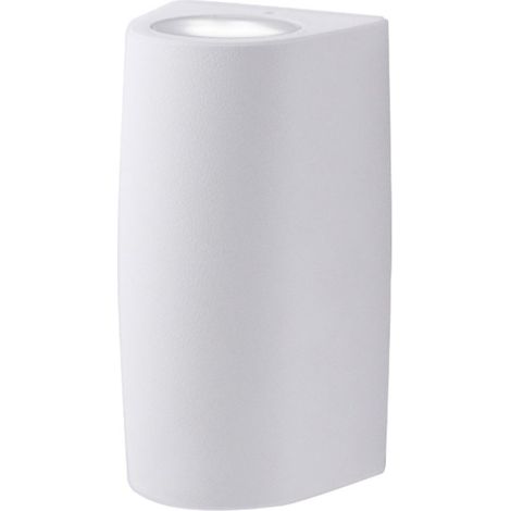 Applique esterno biemissione top light aosta ap2 bi gu10 led ip55 resina (1/5)