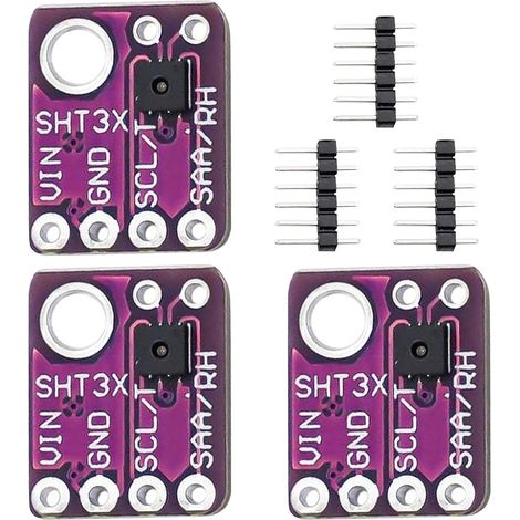 Module Capteur Température Humidité SHT31-D - 3 Pièces - Interface I2C - DC 2,4-5,5V - Pour Arduino Raspberry Pi (1/5)
