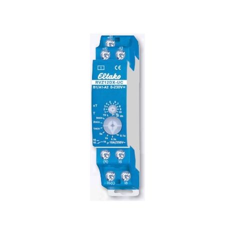 Eltako AVZ12DX-UC relé temporizado azul blanco 10-230 V