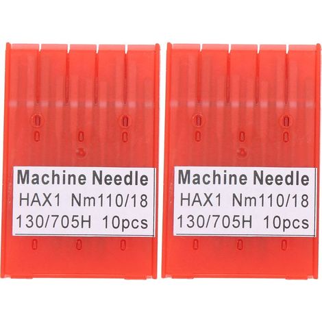 Packung mit 20 Universal-Nähmaschinennadeln, Haushaltsnähzubehör mit Aufbewahrungsbox, Nm110/18. (1/5)