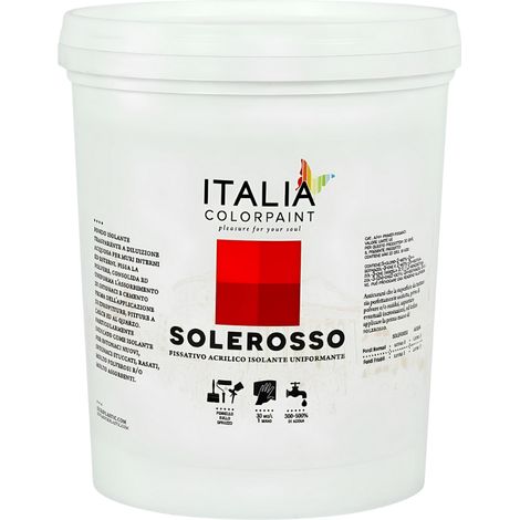 I pre trattamenti primer solerosso fissativo acrilico uniformante trasparente formato 1 lt - confezione 1 (1/5)