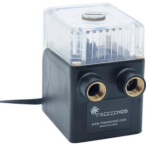 Pompe à eau de refroidissement pour processeur 450 L/h, 5 W, 12 V CC, avec échangeur de chaleur, pour réservoir de 150 ml et refroidisseur de CO2. (1/4)