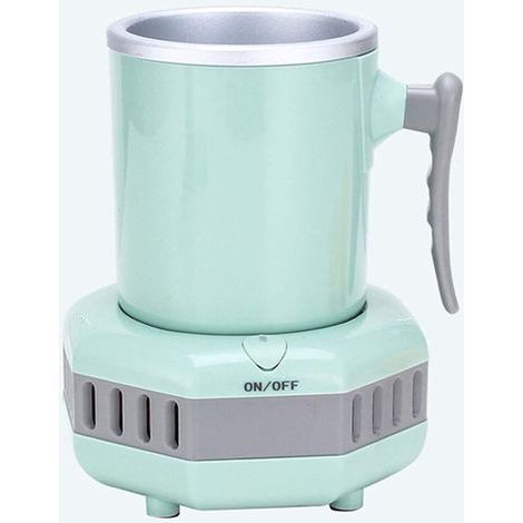 Mini Machine à Glaçons avec Refroidissement, Petite Machine à Glaçonner Portable, 15 Minutes à Glace Rapide pour la Fête du Camp de Maison, Voitures (Vert)