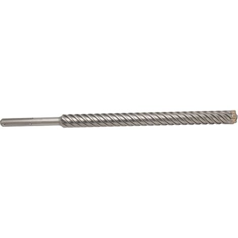 Bohrhammer-Bohrer 32 x 500 mm, 6-schneidig, Hartmetallspitze, Schlagbohrer für Ziegel, Beton und Stein (1/5)