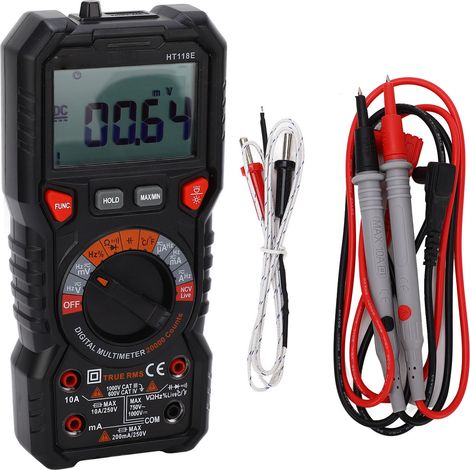 Digitales Multimeter mit automatischer Bereichswahl, Widerstands-, Wechsel- und Gleichspannungstester, Voltmeter zum Prüfen (1/5)