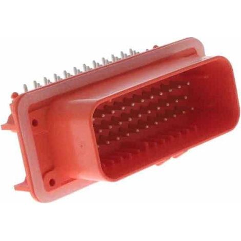 Connettore AmpSeal femmina 35 vie arancione da circuito stampato 90°