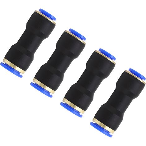 4 Stück gerade pneumatische Steckverbinder aus Gummi für die Automobil- und Verpackungsindustrie, 5/8 Zoll, 1/2 Zoll (1/5)