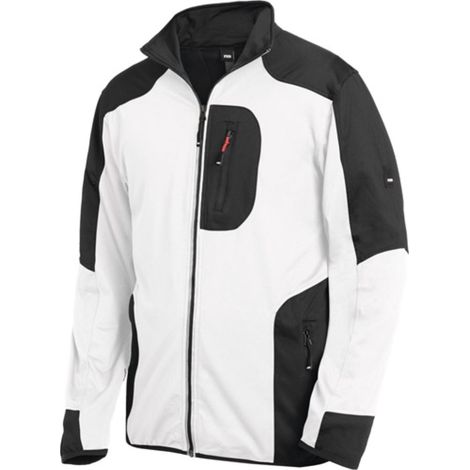 Giacca in pile Jersey RALF GR.L BIANCO / ANTRACITE FHB (1/2)