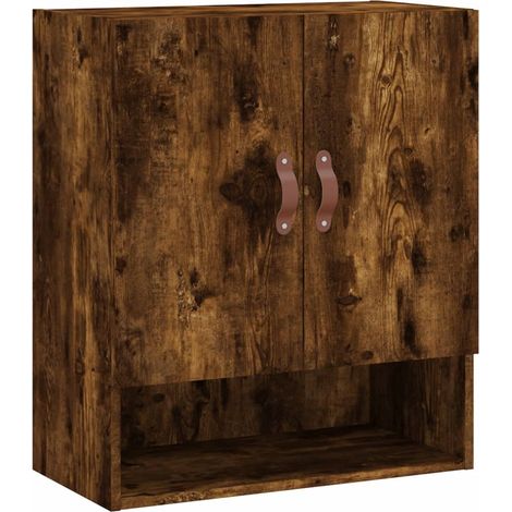 Maison Exclusive - Armadietto a Muro Rovere Fumo 60x31x70 cm in Legno Multistrato
