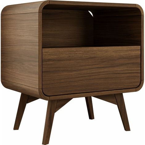 Mesilla de noche Focos , Número de cajones: 0, Número de puertas: 0, 59x55x39cm, Aglomerado laminado