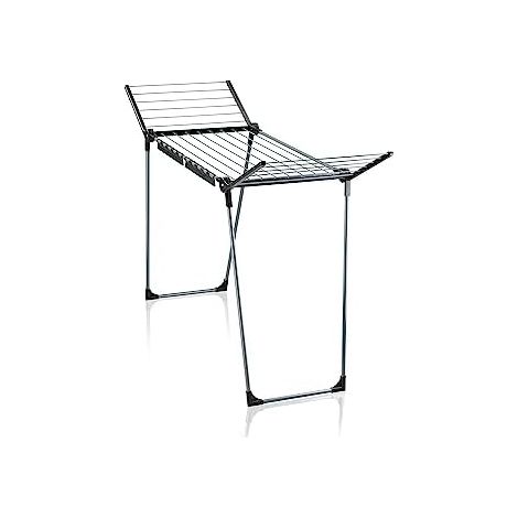 Leifheit - Tendedero Pegasus 150 Solid Slim, negro 81690 (1/5)