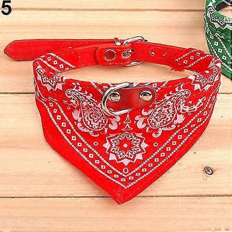 Écharpe de cou ajustable pour chien ou chiot, bandana, collier triangulaire tendance (1/5)