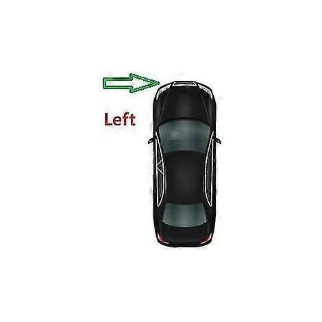 Paar Scheinwerferglasabdeckungen, klar, transparent, für BMW E46 3er, 4-Türer, 1998-2001 – links