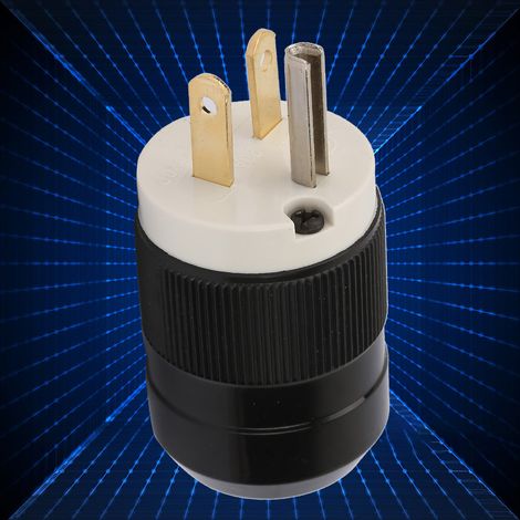 Connecteur de prise électrique américaine étanche de qualité industrielle à 3 pôles (20 A 125 V) (1/5)