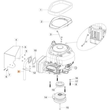 POT D'ÉCHAPPEMENT D'ORIGINE EMAK 68130208R