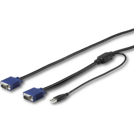 StarTech.com Cable KVM USB de 3 m para Consola de Montaje en Armario Rack (1/4)