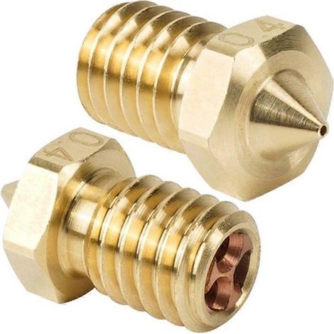 Hochdurchfluss-Druckdüse 0,4 mm 0,6 mm 0,8 mm für 1,75 mm 3,0 mm Filament, Hochleistungs-Clone-CHT-Spitze, 3D-Drucker-kompatibel, optimale Präzision, langlebiges Ersatzteil.