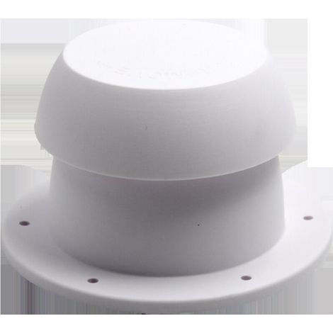 Ventilateur d'extraction en forme de champignon pour camping-car, grille d'aération ronde à montage supérieur, sortie d'air, chapeau de ventilation, accessoires, nylon noir (1/3)