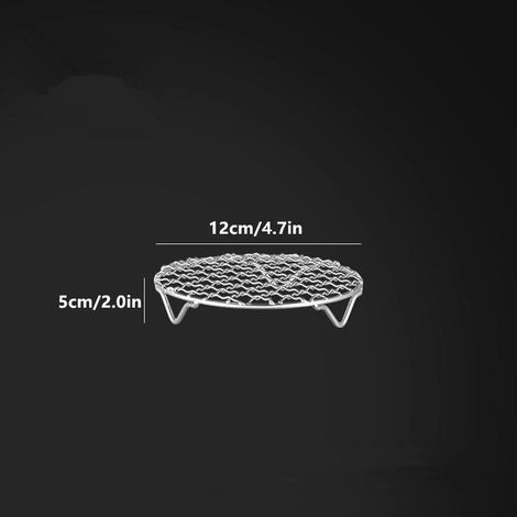 Grille de friteuse à air chaud en acier inoxydable, panier de cuisson, plaque de cuisson (1/5)
