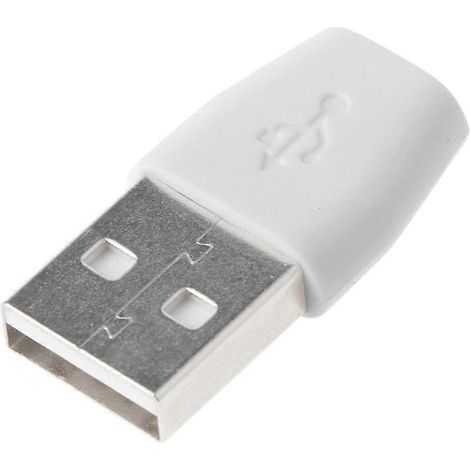 Adaptateur convertisseur USB 2.0 mâle type A vers mini micro USB femelle (1/4)