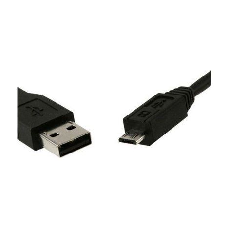 Cable USB 2.0 Nanocable 10.01.0500/ USB Macho - MicroUSB Macho/ 80cm/ Negro