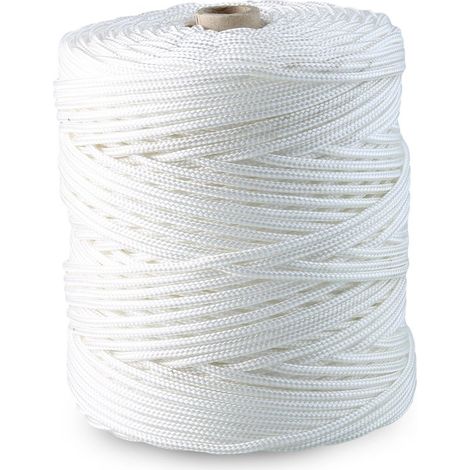 Weißes Polypropylenkabel, 4,5 mm, 200 m