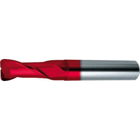 Fresa en el extremo largo DIN6527vhm Tail de fuego HA Z2 12/2 mm Gühring
