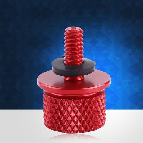 Vis de fixation rapide pour selle arrière de moto (rouges) (1/5)