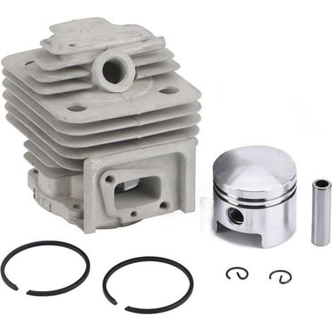 Cylindre Debroussailleuse Piston, 44MM Cylindre Ensemble Piston Kit Anneau for TL52 BG52 débroussailleuse Moteur (1/4)