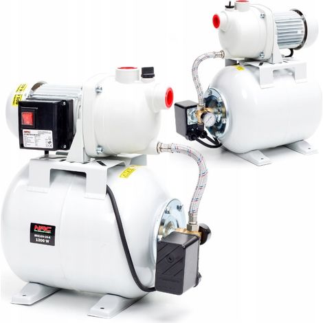 Groupe hydrophore de jardin NAC Pompe à eau 1200W 19L 3600l-h